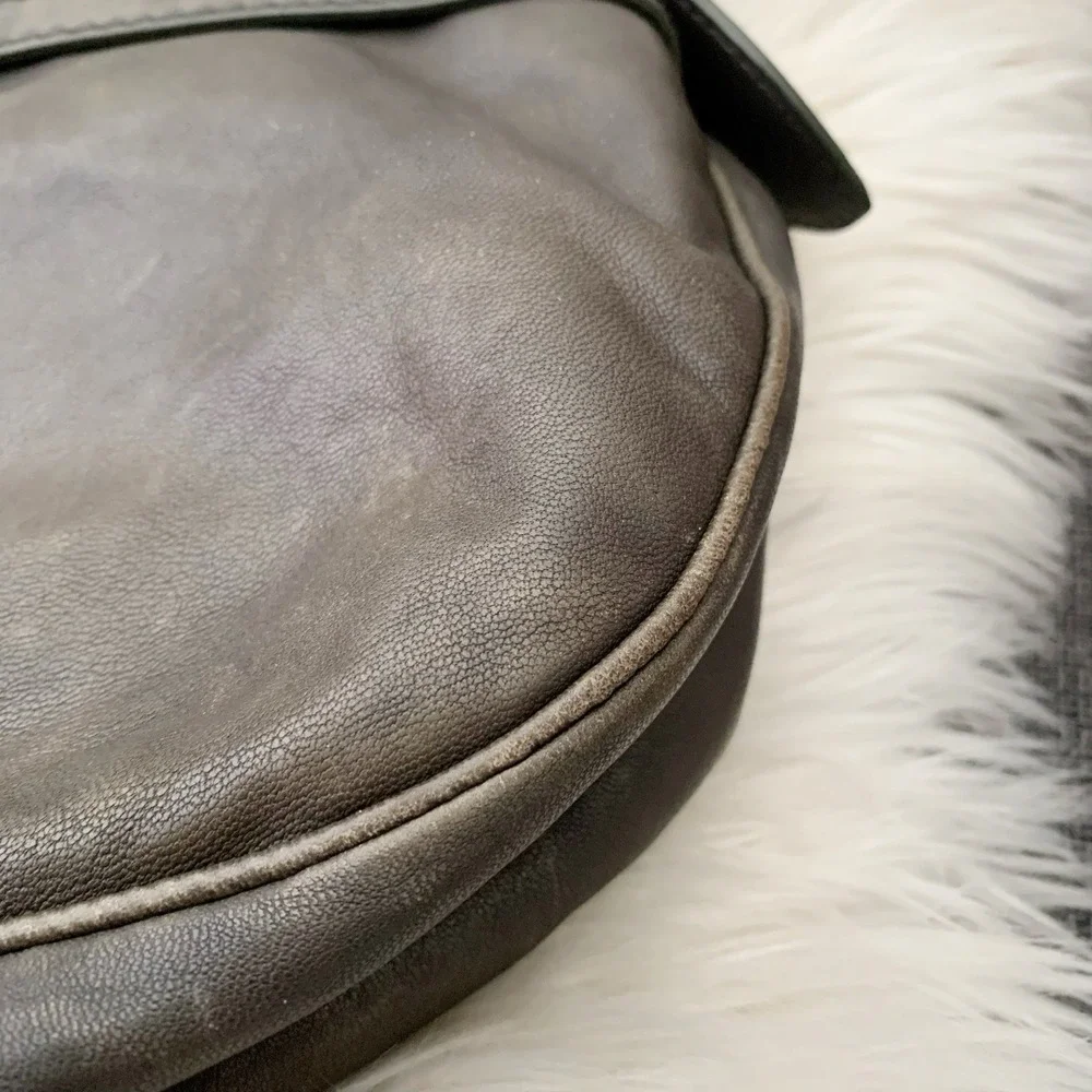 Marc by Marc Jacobs Petal to the Metal Natasha Bird Shoulder Bag Dark Grey